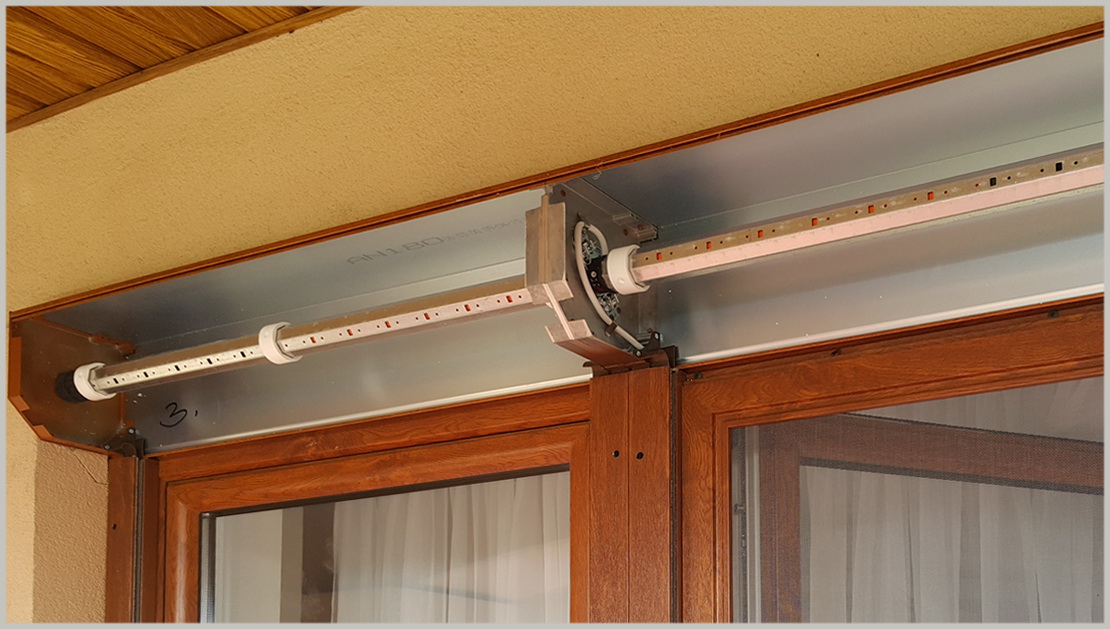 Budowa rolety elewacyjnej zewnętrznej.